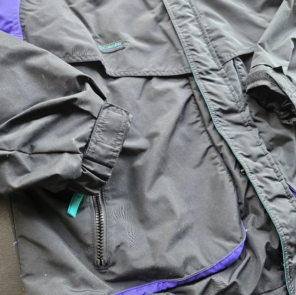 Columbia Vintage Full Zip Windbreaker Jacket - Picture 2 of 6